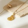 304 Stainless Steel Pendant Necklaces for Women WGFC427-02-1