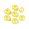 Opaque Acrylic European Beads OACR-E033-19G-1