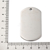 Anti-Tarnish 201 Stainless Steel Pendants STAS-R002-02P-09-3