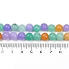 Natural Dyed White Jade Beads Strands G-NH0045-01A-5