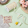 Polyester Satin Piping Ribbon OCOR-WH0091-32B-5