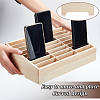 24-Grid Wooden Cell Phone Storage Box AJEW-WH0258-969A-4