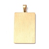 201 Stainless Steel Pendant STAS-B033-01G-05-2