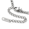 304 Stainless Steel Necklaces for Women NJEW-D067-01P-3