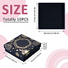10Pcs Sun Moon Star Printed Cardboard Gift Boxes CBOX-TA0001-21A-4