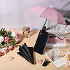 2 Bags 2 Colors Mini Polyester & Alloy Umbrella AJEW-CA0005-44-5