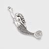 Tibetan Style Alloy Big Pendants TIBEP-T052-31AS-RS-1-2