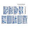 BENECREAT 9 Style Steel Cutting Dies Stencils DIY-BC0002-76A-2