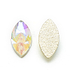 DIY Flat Back K9 Glass Rhinestone Cabochons RGLA-T059-4x8mm-01-2