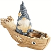 Resin Gnome & Boat Figurines Display Decorations PW-WG4136F-01-4