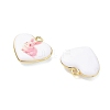 Printed Brass Pendants KK-CBA42CA-02G-2