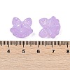 Frosted Transparent Acrylic Beads OACR-P029-18B-04-3