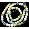 Handmade Millefiori Glass Beads Strands X-LK05Y-2
