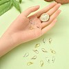 18Pcs 3 Colors Brass Smooth Earring Hooks KK-YW0002-14-4