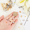 60Pcs 6 Style 304 Stainless Steel Stud Earring Findings STAS-DC0010-19-3