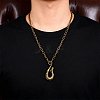 4Pcs 2 Colors Alloy S-Hook Clasps FIND-CP0003-48-7