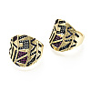 Adjustable Brass Micro Pave Cubic Zirconia Finger Rings RJEW-S045-047G-NR-2