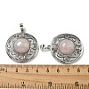 Natural Rose Quartz Pendants G-Q158-03A-3