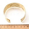 Rack Plating Brass Wide Cuff Bangles LS-BJEW-D057-03G-5