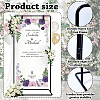Adjustable Height Iron Wedding Sign Holder AJEW-WH0410-51EB-4