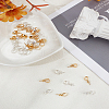40Pcs 2 Styles Brass Cup Pearl Peg Bails Pin Pendants KK-LP0004-60-1