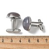 304 Stainless Steel Cuff Buttons G-C185-02P-4