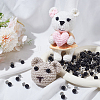 80Pcs Plastic Imitation Pearl Anti-glare Lapel Pins Brooches JEWB-SP0001-12B-4