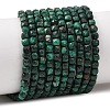 Natural Malachite Beads Strands G-C262-C02-4mm-2