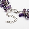 Trendy Women's Gemstone Bracelets BJEW-JB01569-02-3