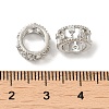 Rack Plating Brass Cubic Zirconia Beads KK-K349-06P-3