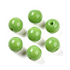 Opaque Solid Color Glass Beads X1-GLAA-N007-8mm-A11-1