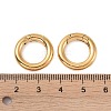 Ion Plating(IP) 316 Stainless Steel Spring Gate Rings LS-STAS-M296-01G-C-3