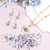 1200Pcs 12 Colors Cubic Zirconia Cabochons ZIRC-SC0001-29-4