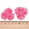 Spray Painted Iron Bead Caps IFIN-Z004-02F-3