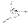 Handmade Brass Satellite Chain Bracelets Making Accessories AJEW-JB01025-10