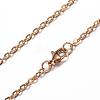 304 Stainless Steel Cable Chain Necklaces NJEW-P147-07G-2