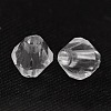 6MM Faceted Bicone Crystal Beads Transparent Clear Acrylic Beads X-DBB6mm01-2