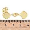 Brass Pendant Cabochon Settings KK-CBA6A75-40G-3