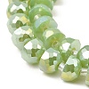 AB Color Plate Glass Beads Strands EGLA-P051-02A-A-5