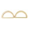 D-shape Wooden Bag Handles FIND-WH0135-75-1