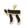 Brass Pendants KK-Z098-17G-01-1