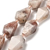 Natural Sunstone Beads Strands G-NH0005-B12-01-2