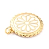 Real 18K Gold Plated Brass Pendants KK-L206-013G-01-4