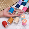 18 Rolls 18 Colors Waxed Polyester Cord YC-YS0001-02-5