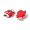 Christmas Theme Opaque Resin Pendants LS-FIND-E025-21-3