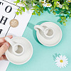 Gorgecraft Creative Teacup Shape Porcelain Candle Holder AJEW-GF0006-85A-3