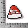 Christmas Theme Silicone Focal Beads SIL-G011-08A-3