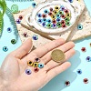 Flat Back Glass Cabochons GGLA-YW0002-10mm-02A-4