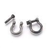 304 Stainless Steel Screw D-Ring Anchor Shackle Clasps STAS-E446-28B-AS-2