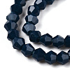 Opaque Solid Color Imitation Jade Glass Beads Strands EGLA-A039-P2mm-D09-2